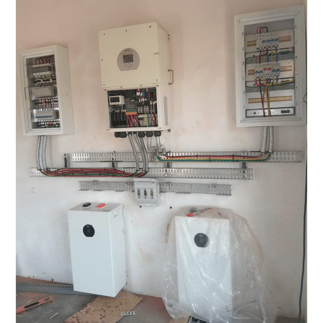 An inverter & energy storage system installed for an industrial company.